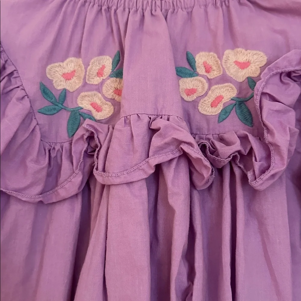 Bloom Lavender Ruffled Top - Picture 2 of 4